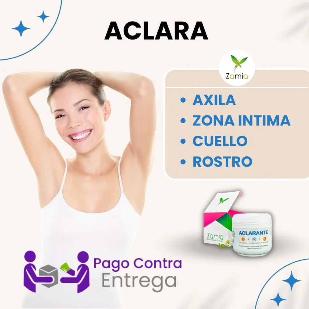Zamia Crema Aclarante Original - 2 UNIDADES