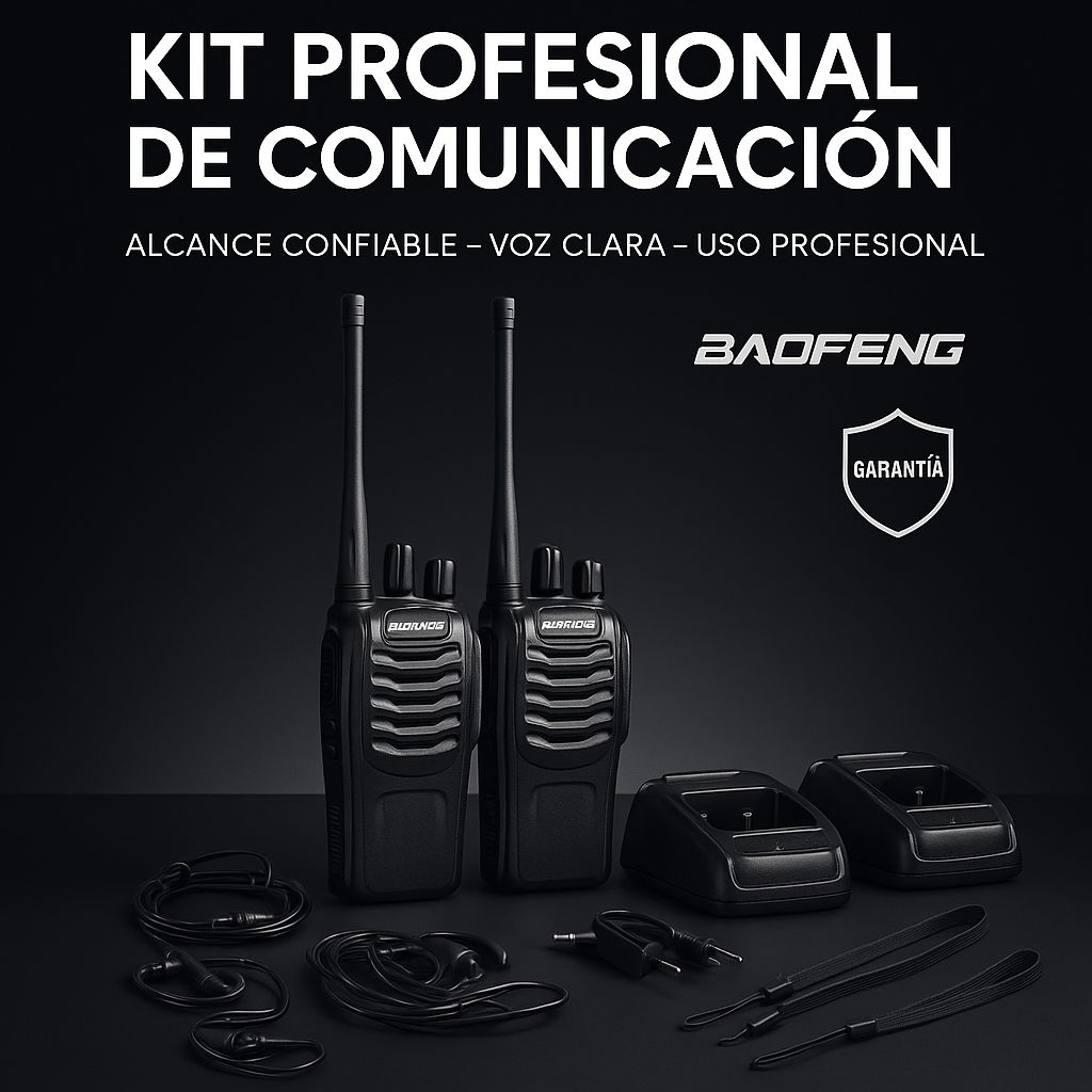 2 Radio Walkie Talkie - Comunicación efectiva