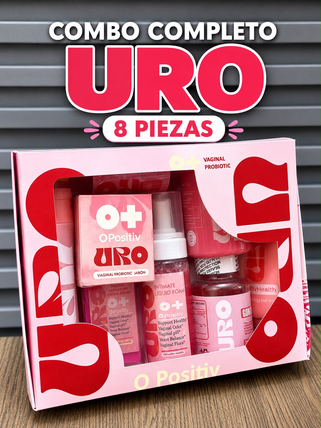 COMBO COMPLETO DE URO 8 PIEZAS