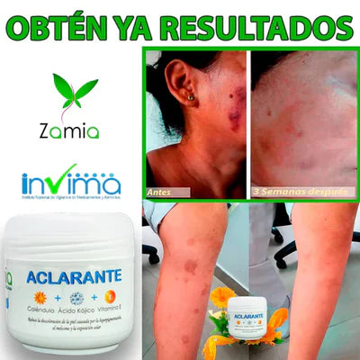 Zamia Crema Aclarante Original - 2 UNIDADES