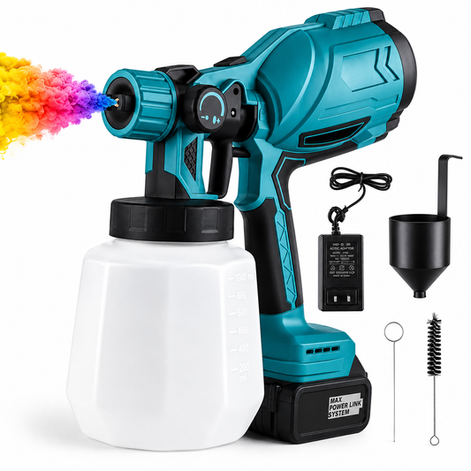 Pistola De Pintura Inalámbrica con 2 Batería