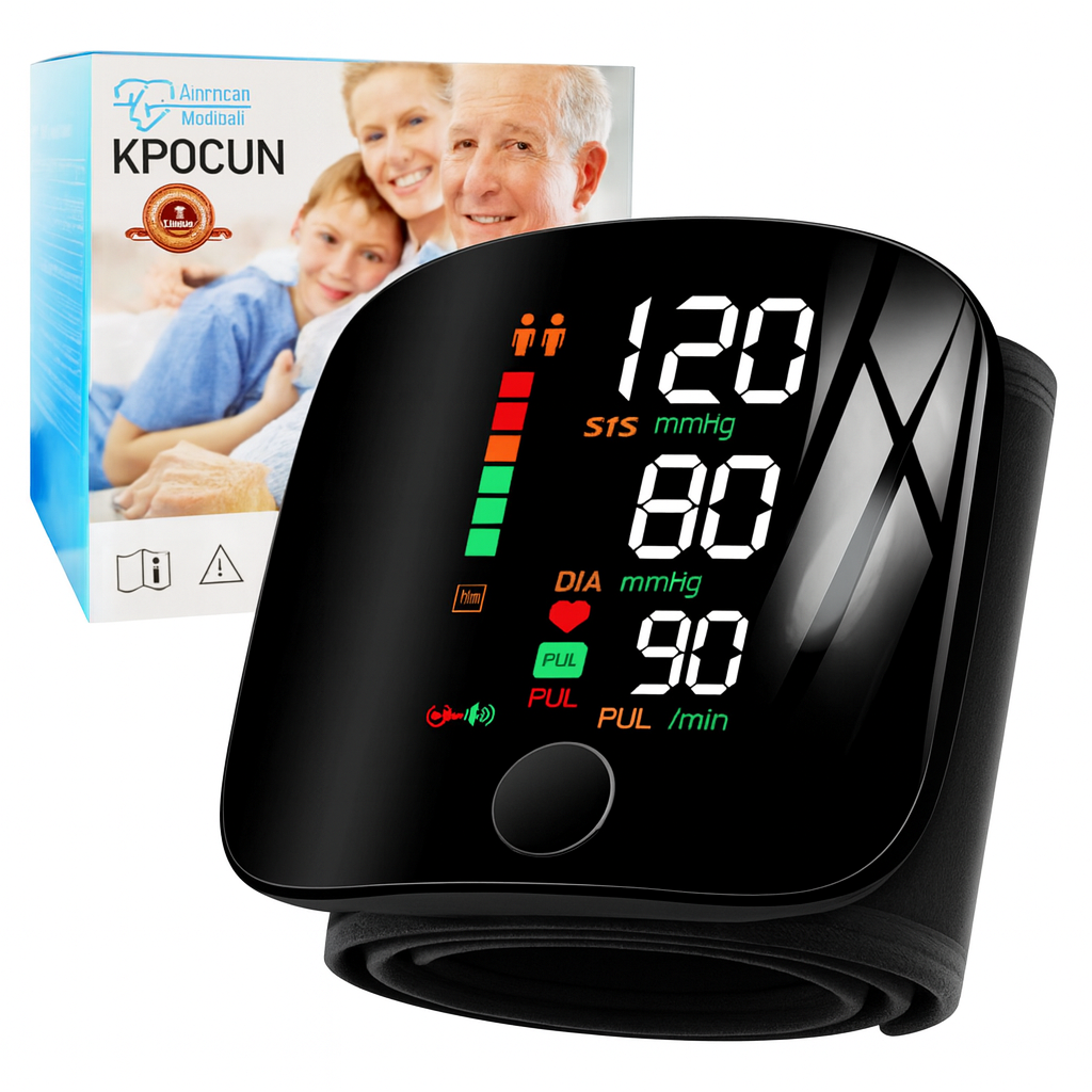 Tensiómetro de muñeca Recargable Voz en Español