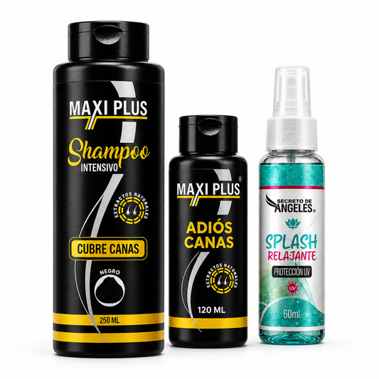SHAMPOO CUBRECANAS MAXIPLUS + Obsequio