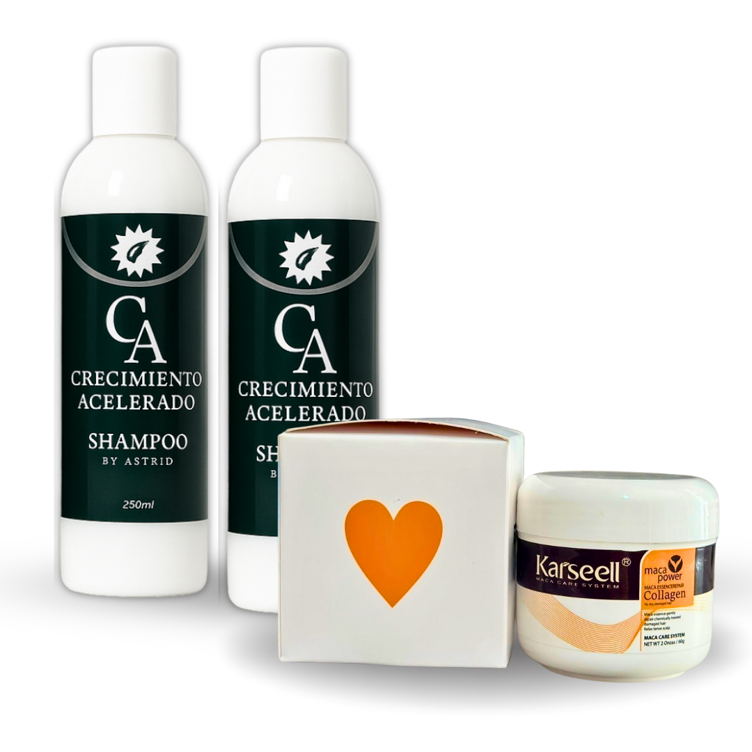 Kit de Crecimiento y Reparación Capilar- 2 Crecimiento Acelerado y 1 Karsell